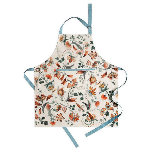 Dalida Cotton Apron | Maison d'Hermine