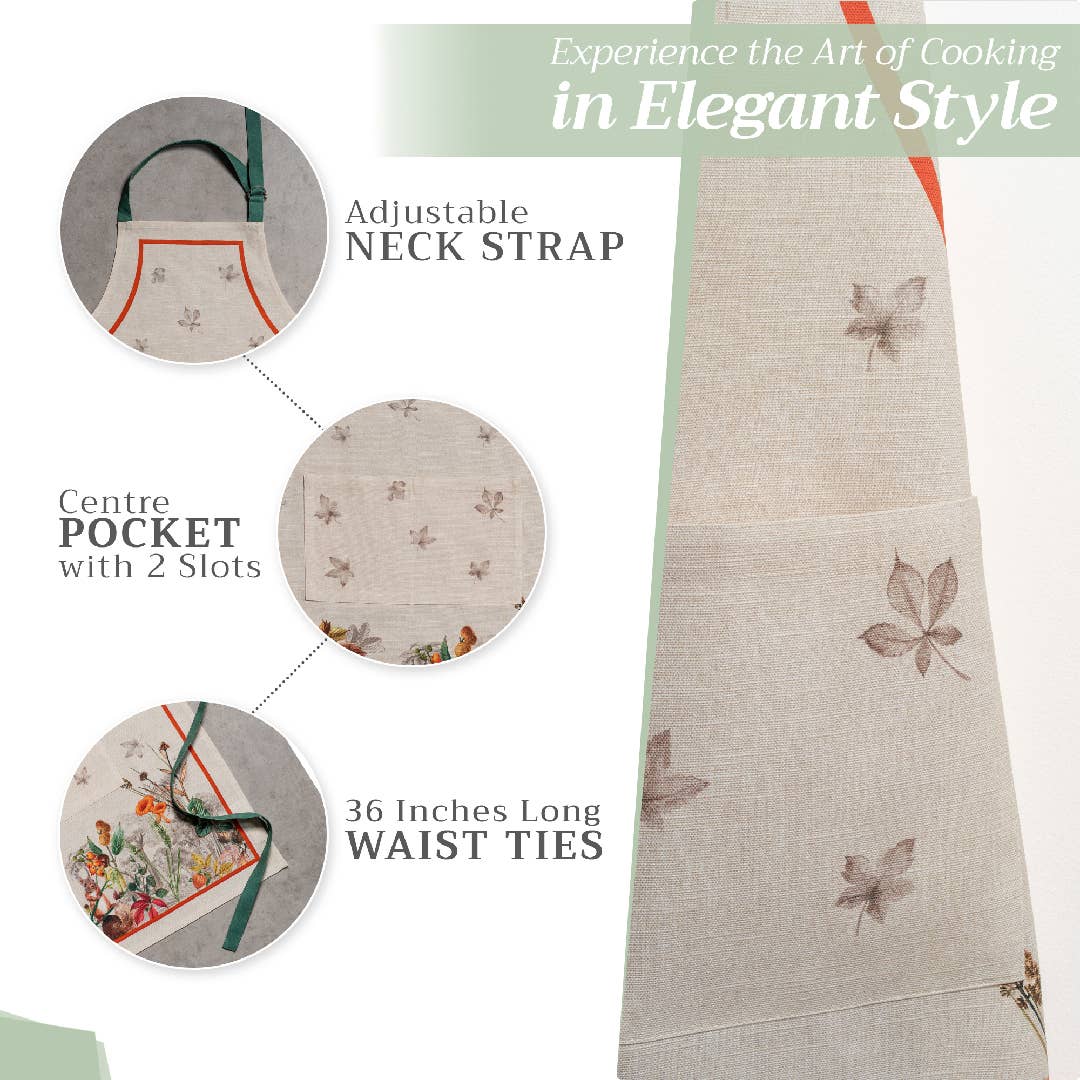 Recolte Cotton Apron | Maison d'Hermine