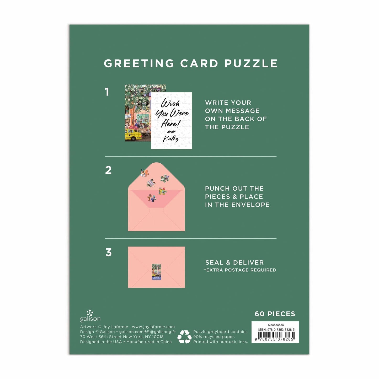 Joy Laforme Spring Street Puzzle Card | Galison