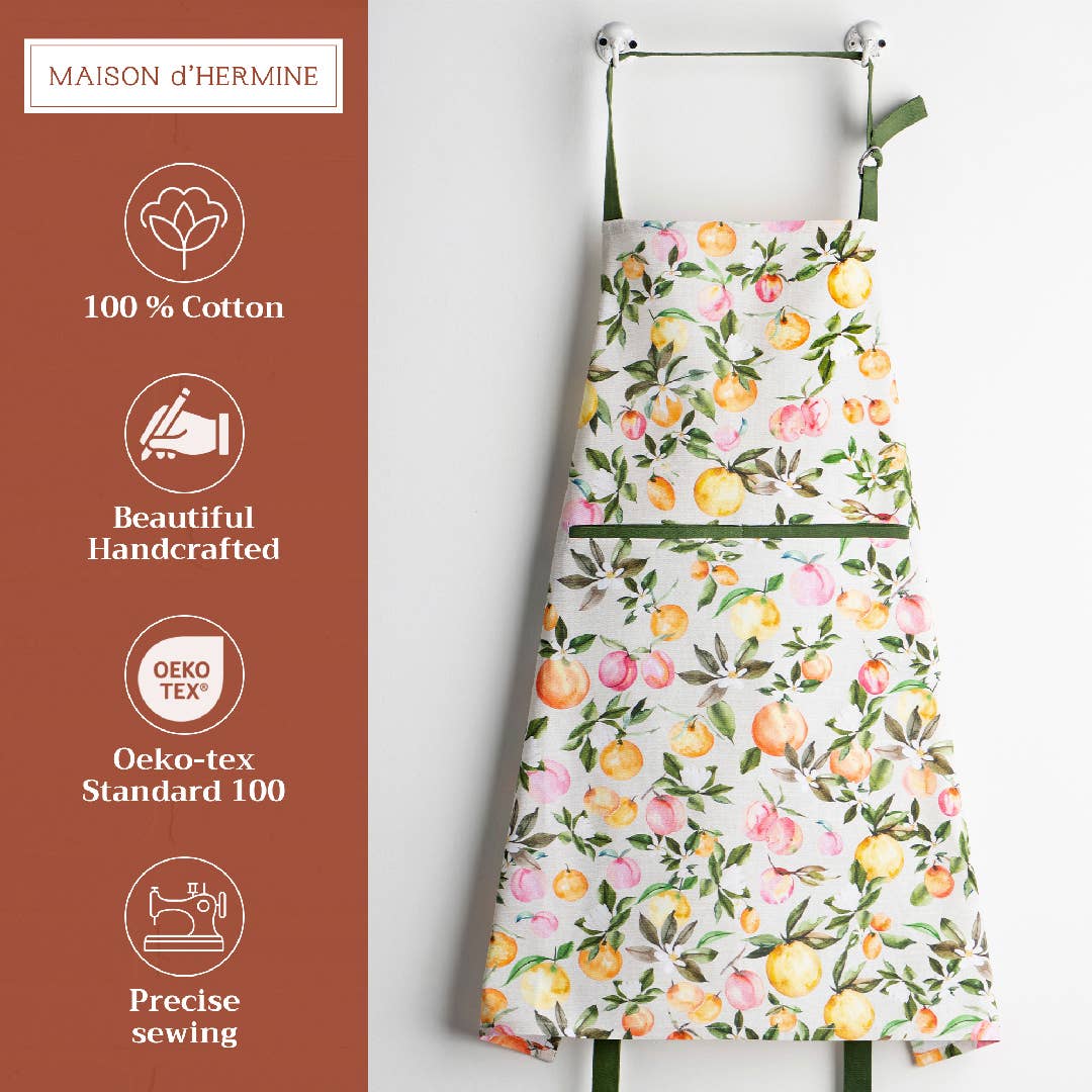 Soleil Fruite Apron | Maison d'Hermine