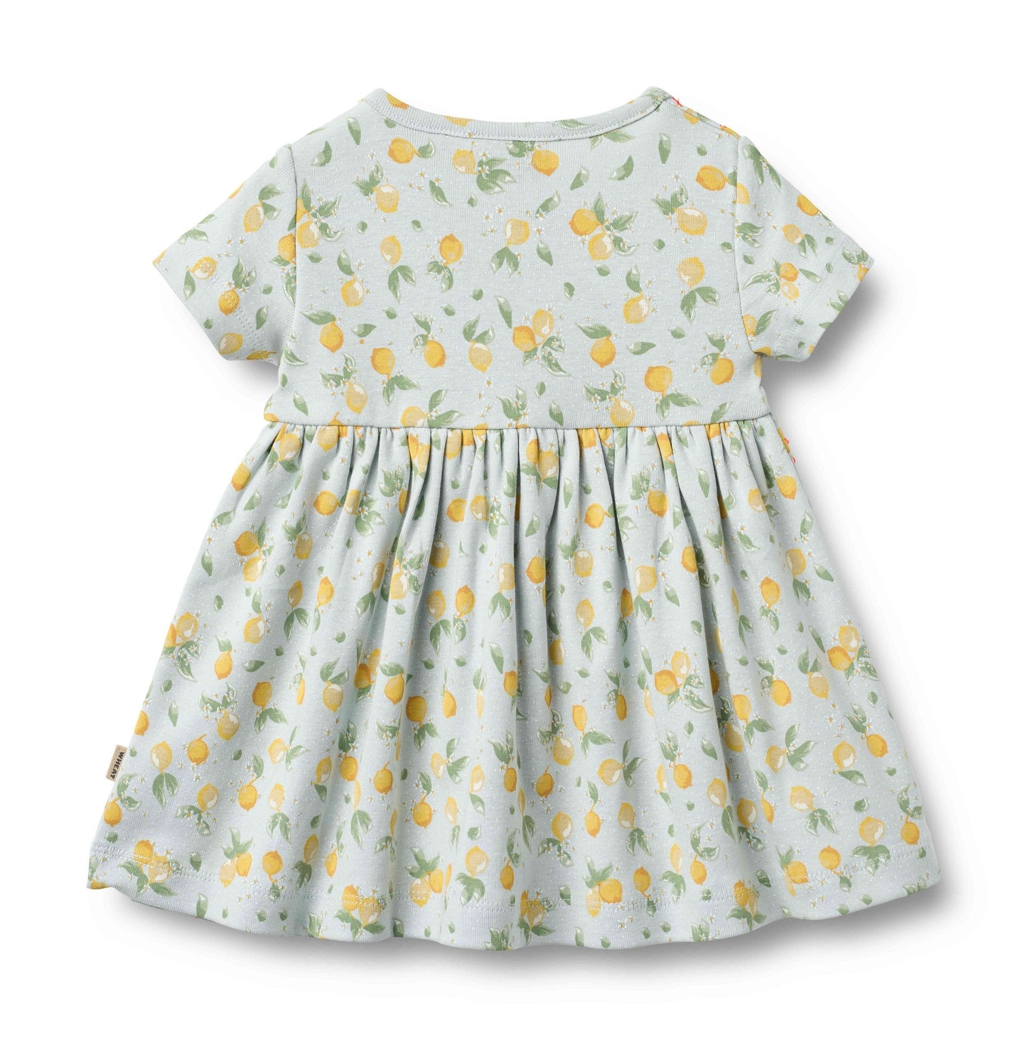 Nova Jersey Dress - Summer Blue Citrus | Wheat