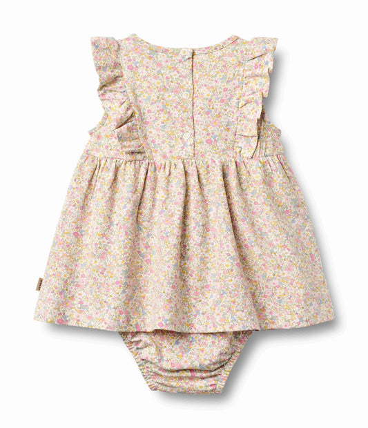 Blush Flower Meadow Vianna Dress | Wheat
