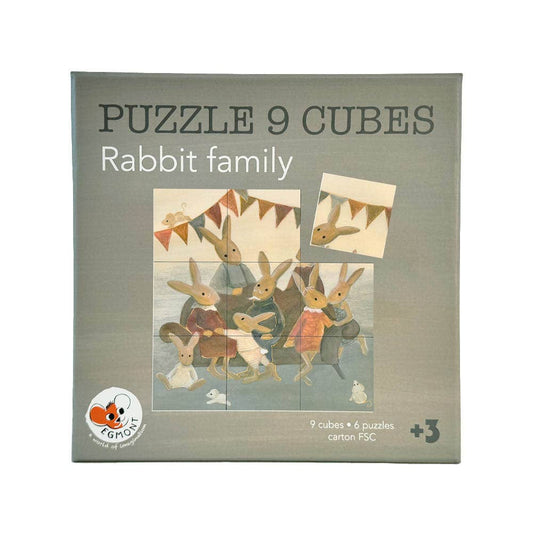 Rabbit Family Puzzle Cube | Egmont Toys