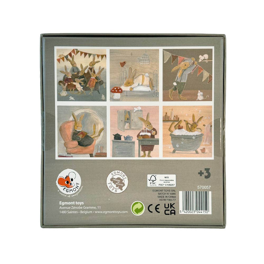 Rabbit Family Puzzle Cube | Egmont Toys