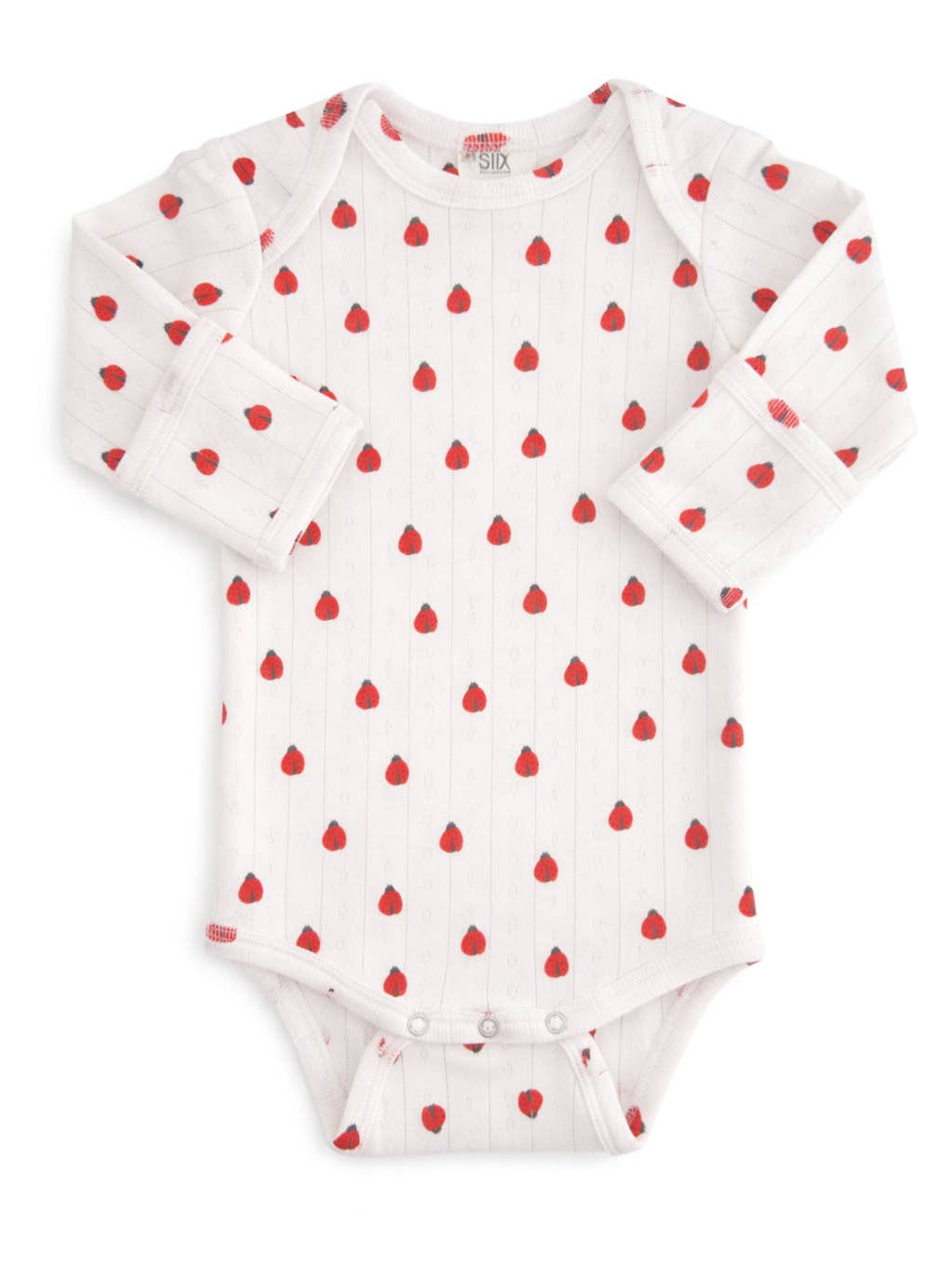 Ladybug Organic Pointelle Bodysuit | Siix Collection