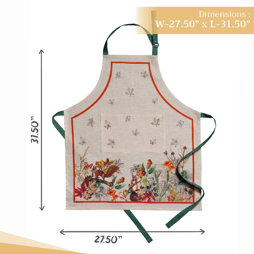 Recolte Cotton Apron | Maison d'Hermine