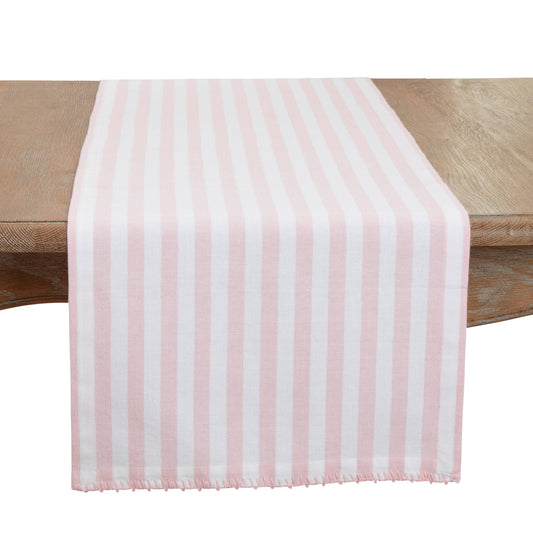 Soothing Stripes Table Runner | Saro Lifestyle
