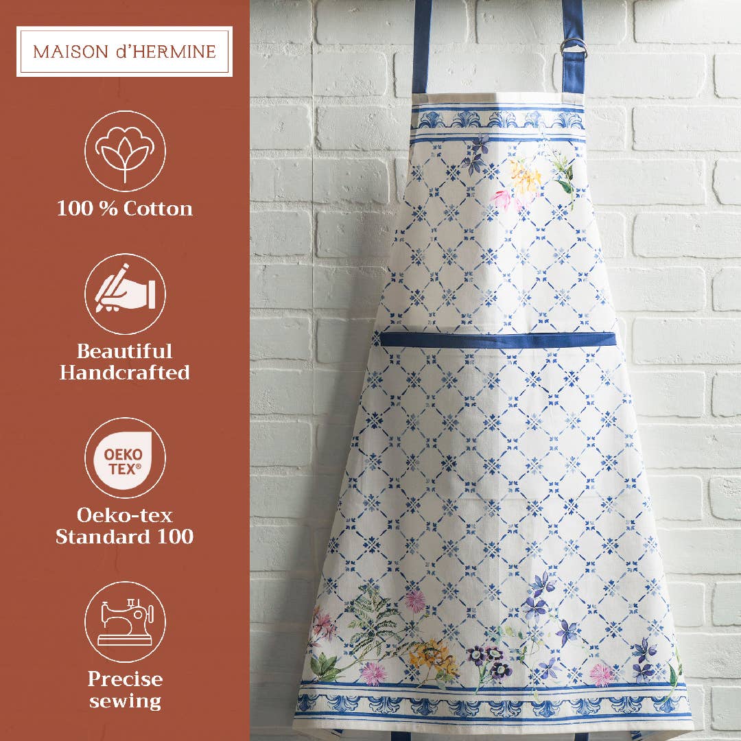 Faience Apron | Maison d'Hermine