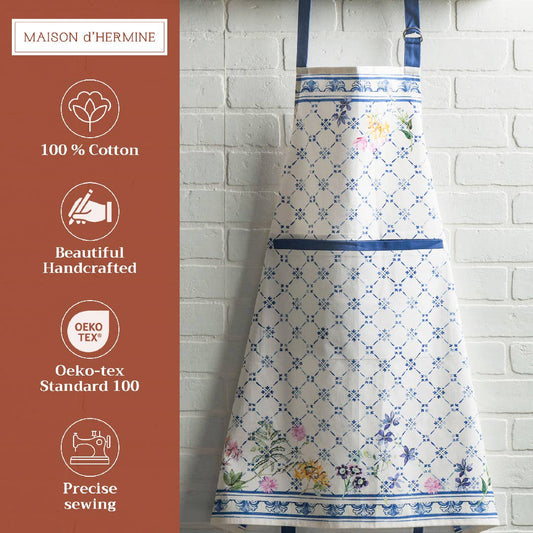 Faience Apron | Maison d'Hermine