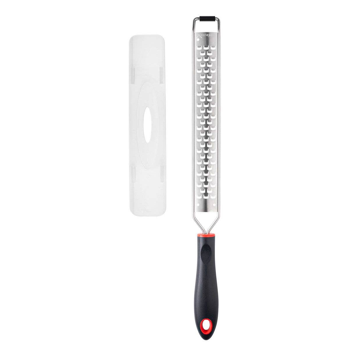 Cat Cora Coarse Etched Grater Zester With Cover | HIC Kitchen
