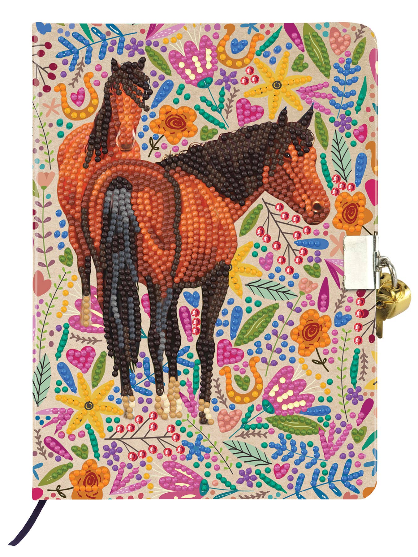 Crystal Art Secret Diary Kit: Horse Love | Outset Games