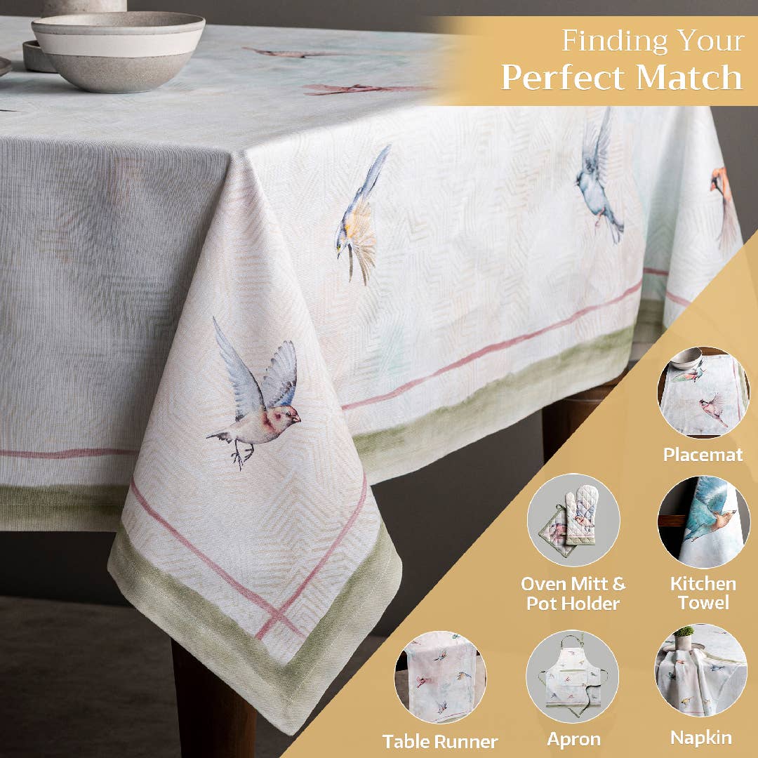 Flying Birds Tablecloth (Various Sizes) | Maison d'Hermine