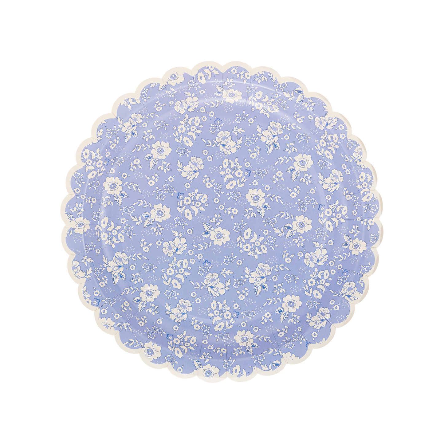 Liberty Floral Lavendar Paper Plates | My Mind's Eye