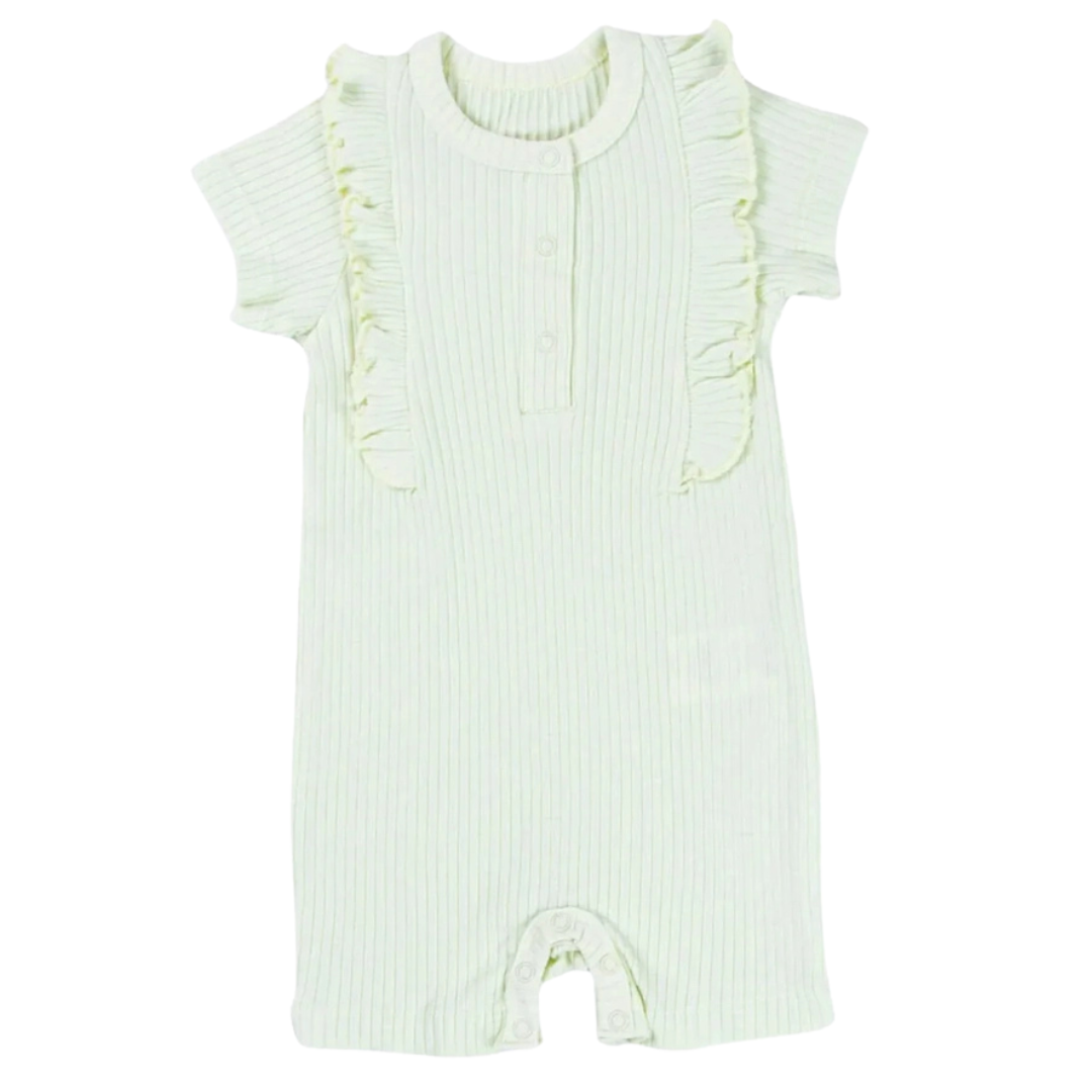 Pistachio Green Baby Summer Romper | Himmelberg Baby