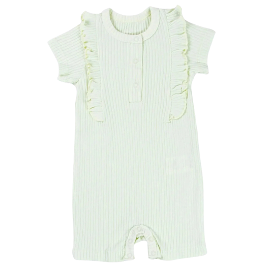 Pistachio Green Baby Summer Romper | Himmelberg Baby
