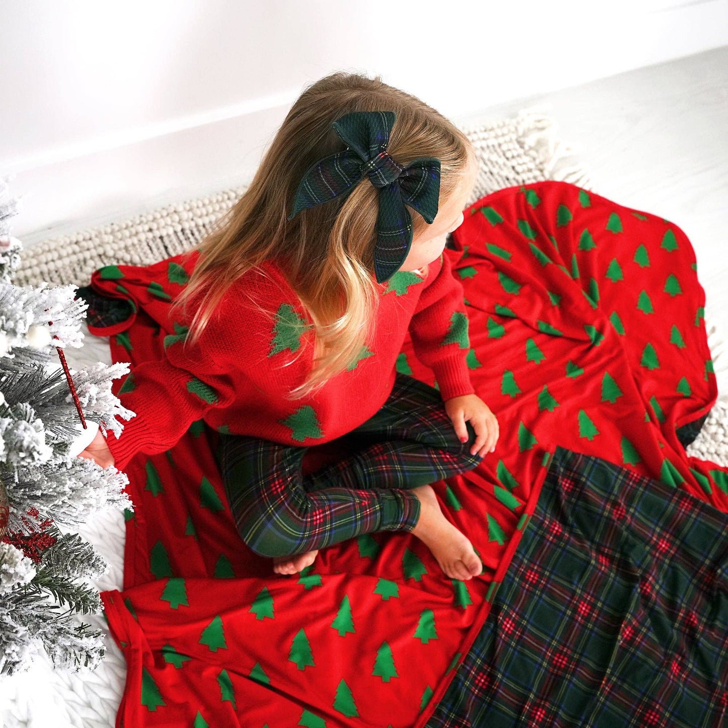 Kane Tartan Clip On Bow | Gigi & Max