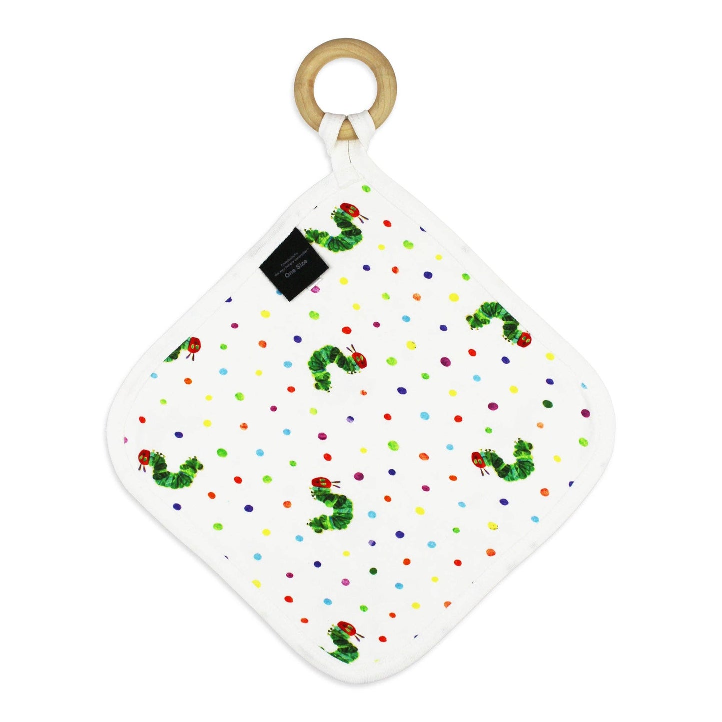 Lovey with Removable Teething Ring in Caterpillar | L'ovedbaby