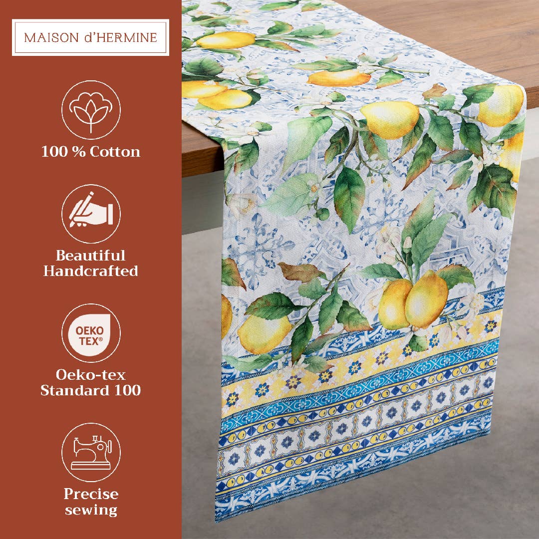 Citrus Table Runner | Maison d'Hermine