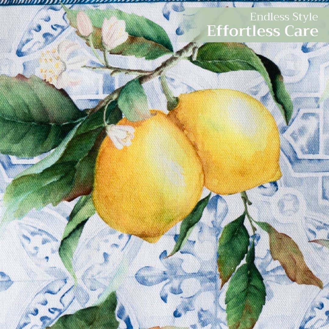 Double Sided Citrus Table Runner | Maison d'Hermine