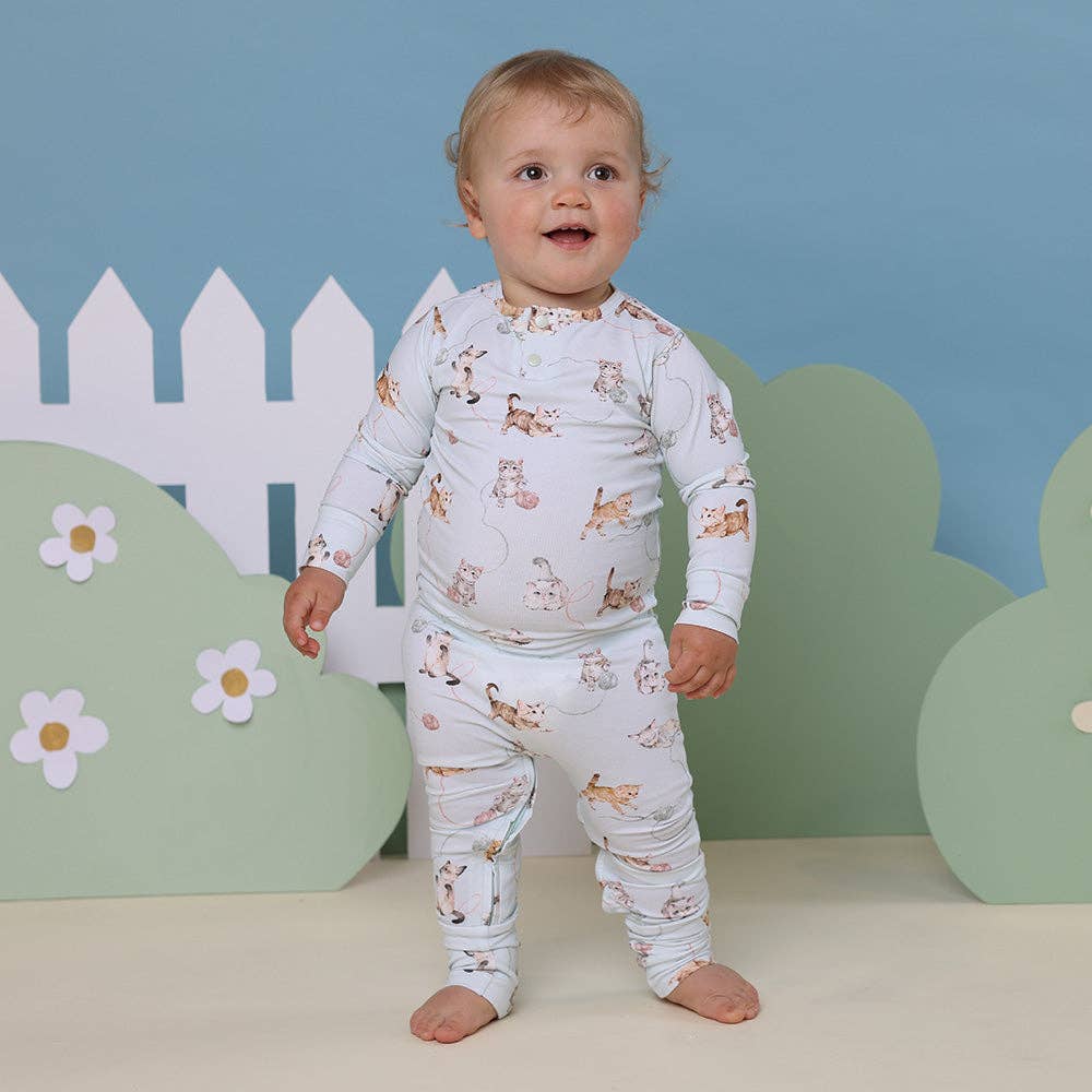 Kittens Organic Growsuit | Snuggle Hunny