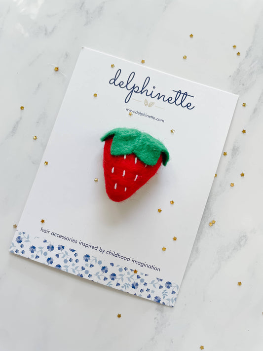 Strawberry Hair Tie | Delphinette
