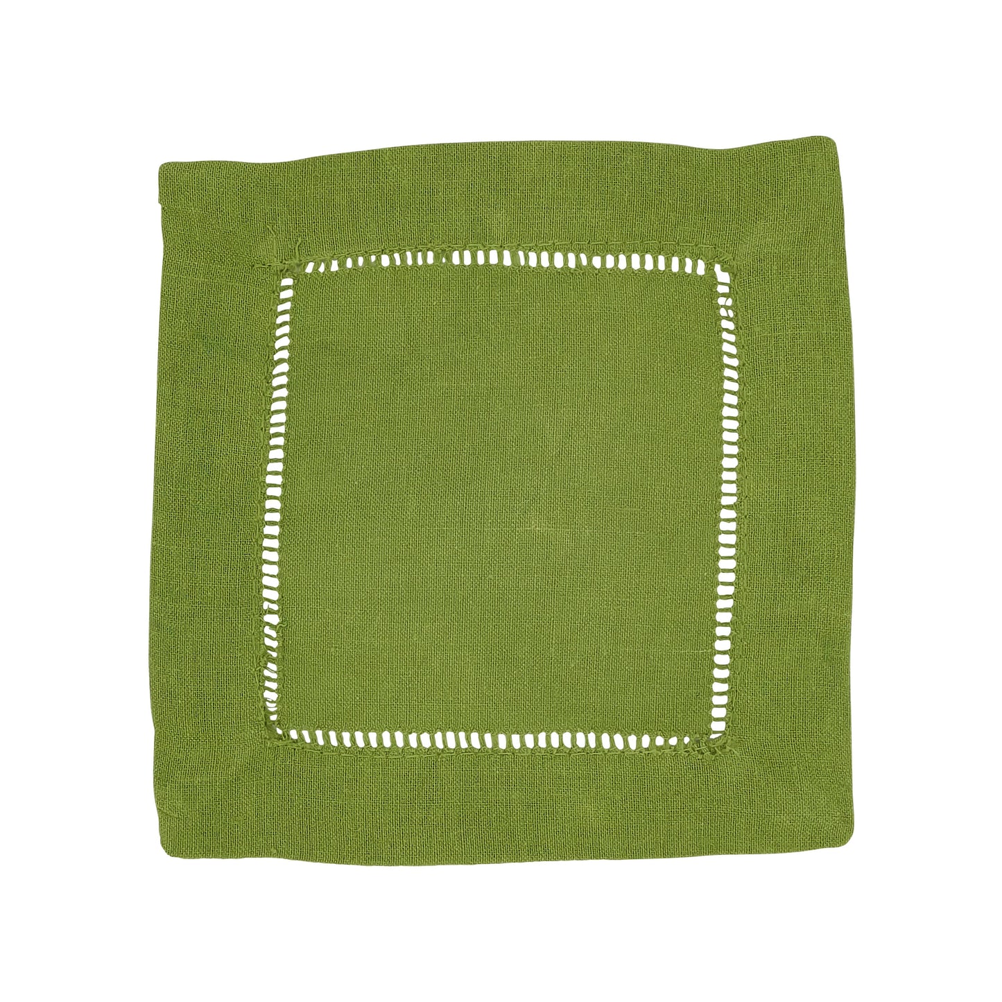 Hemstitched Cloth Cocktail Napkin | Saro Lifestyle