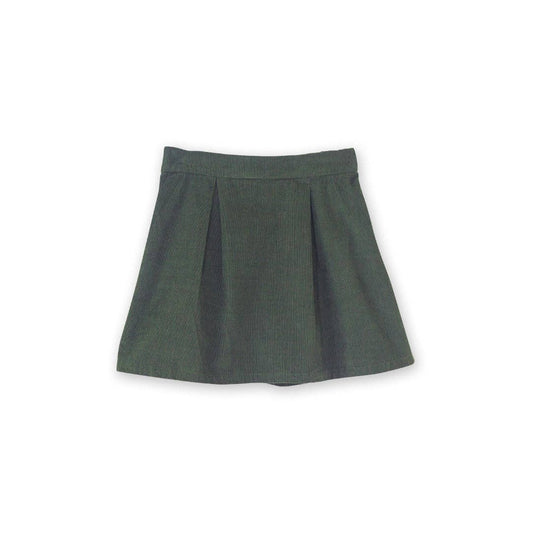 Brooklyn Skirt - Pine Green Corduroy | Beet World