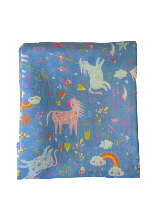 Unicorn Muslin Baby Blankets | Limika Textiles