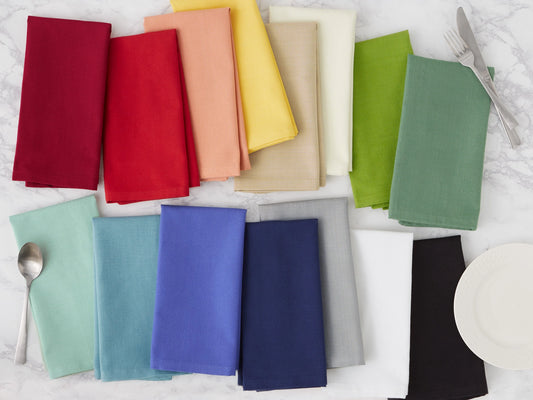 Solid Cotton Napkin Set/4 (Various Colors) | Design Imports