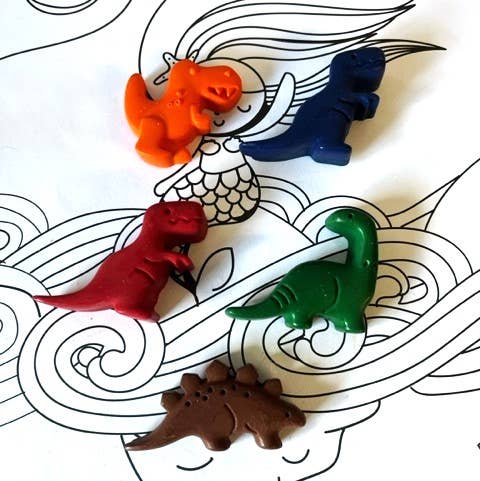Handmade Crayons - DINO THEME | Art en Ciel