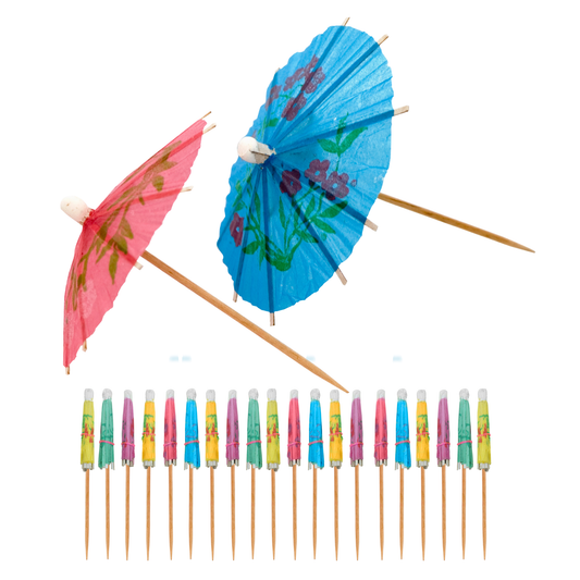 Umbrella Cocktail Picks - 4" (20 pc ) | Oggi