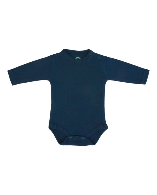 Navy Long Sleeve Bodysuit | FS Baby