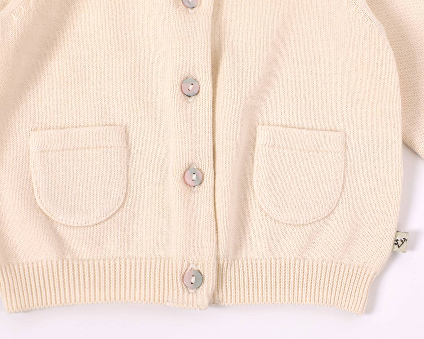 Milan Pastel Organic Cardigan | Viverano Organics