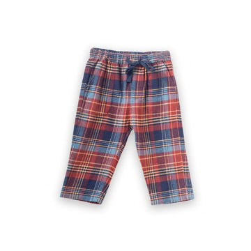 Rust Plaid Cozy Pants 12-18M|Beet World