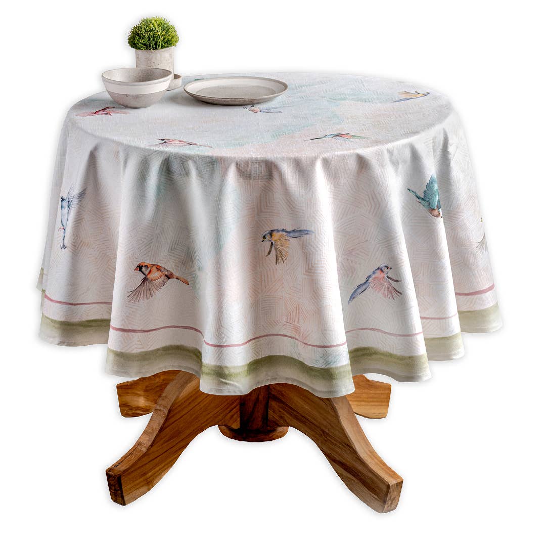 Flying Birds Tablecloth (Various Sizes) | Maison d'Hermine