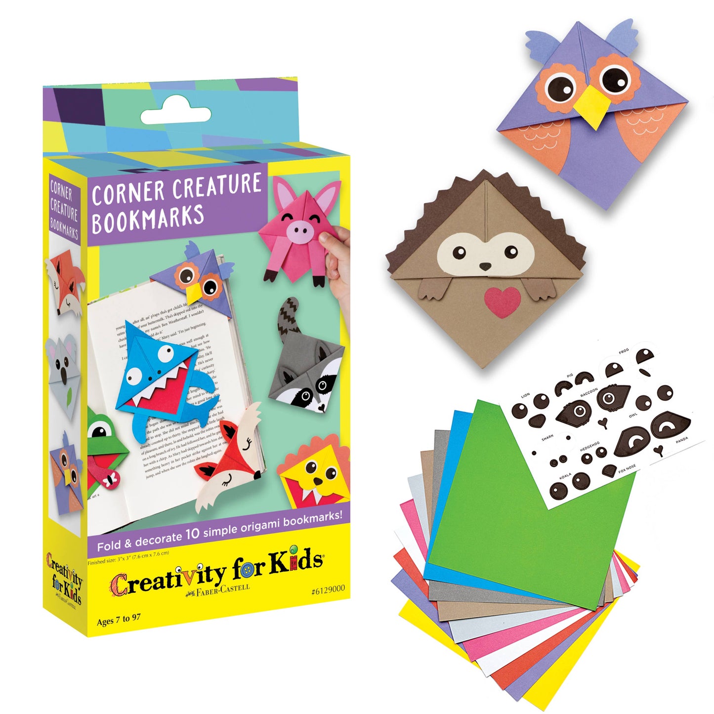 Corner Creature Bookmarks Mini Craft Kit | Faber-Castell