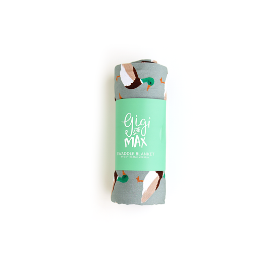 Wilder Duck Bamboo Swaddle | Gigi & Max