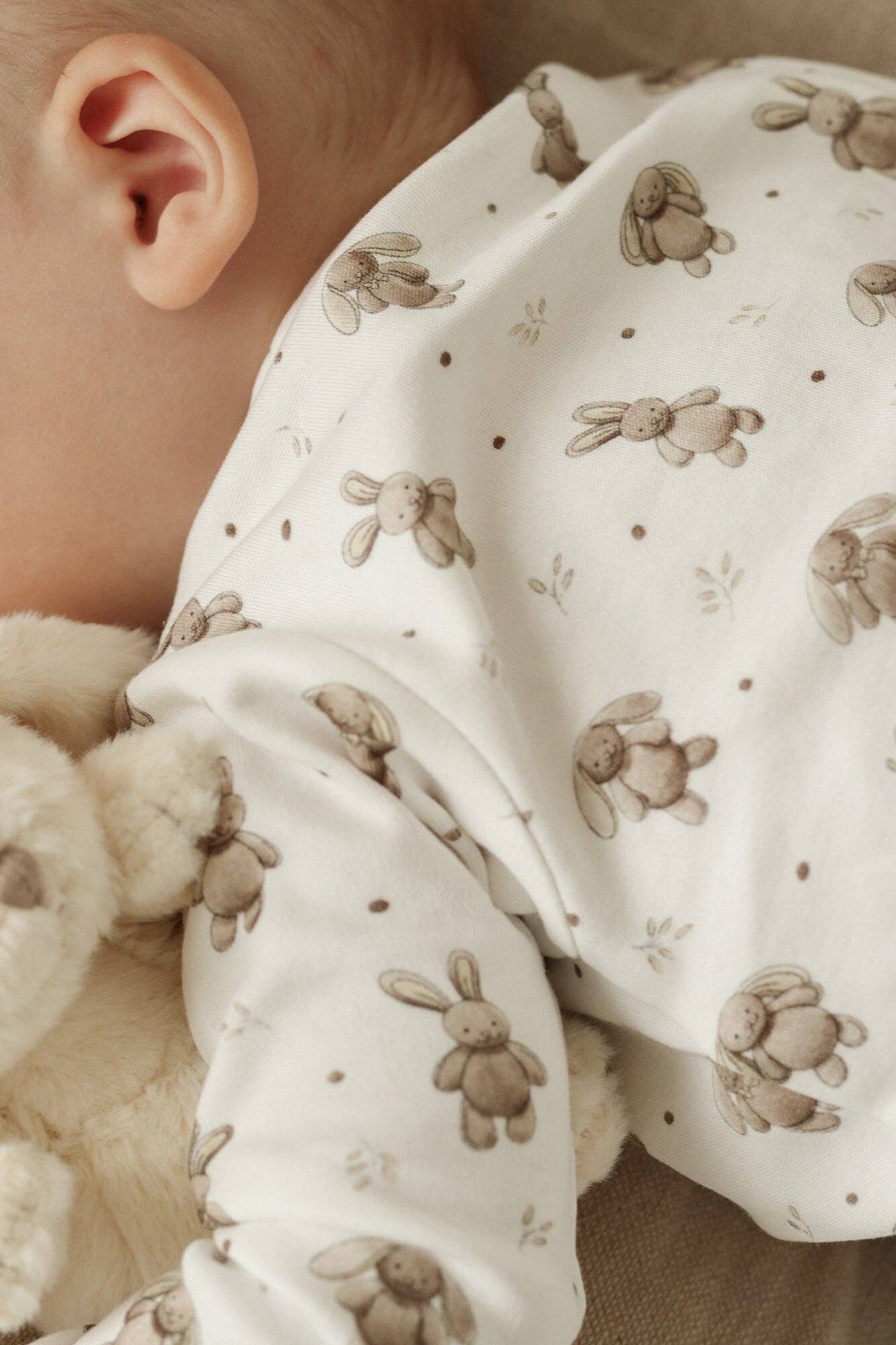 Bunny Shadow Organic PJ Set | L'ovedbaby