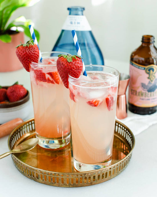 Strawberry Lemon Lime Simple Syrup - 12 oz | Portland Syrups
