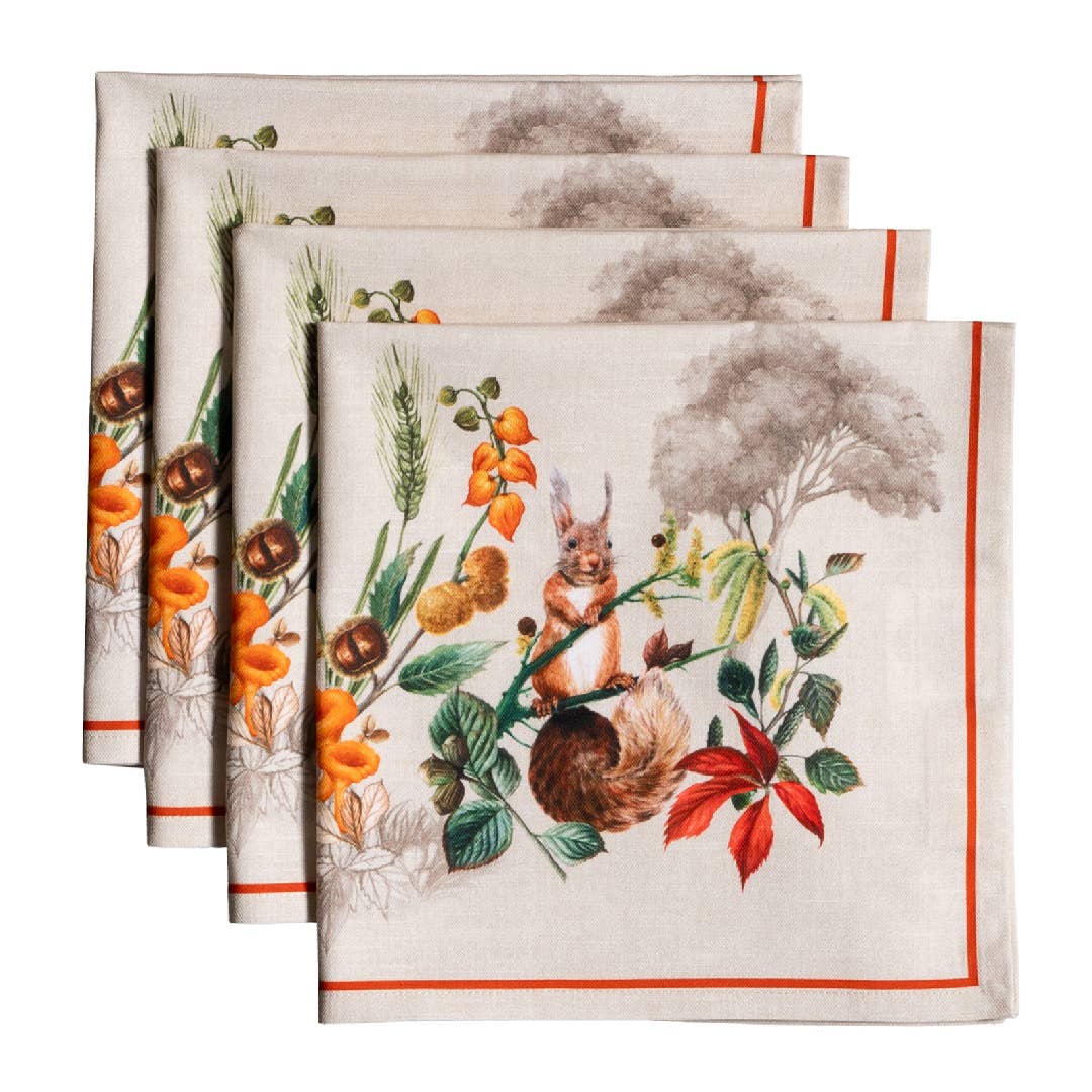 Recolte Cotton Napkin Set | Maison d'Hermine