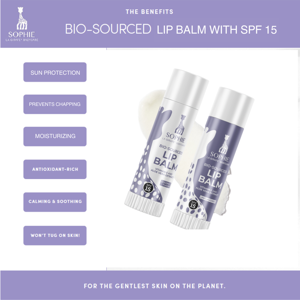 Bio-Sourced Lip Balm (SPF 15) | Sophie La Girafe Babycare