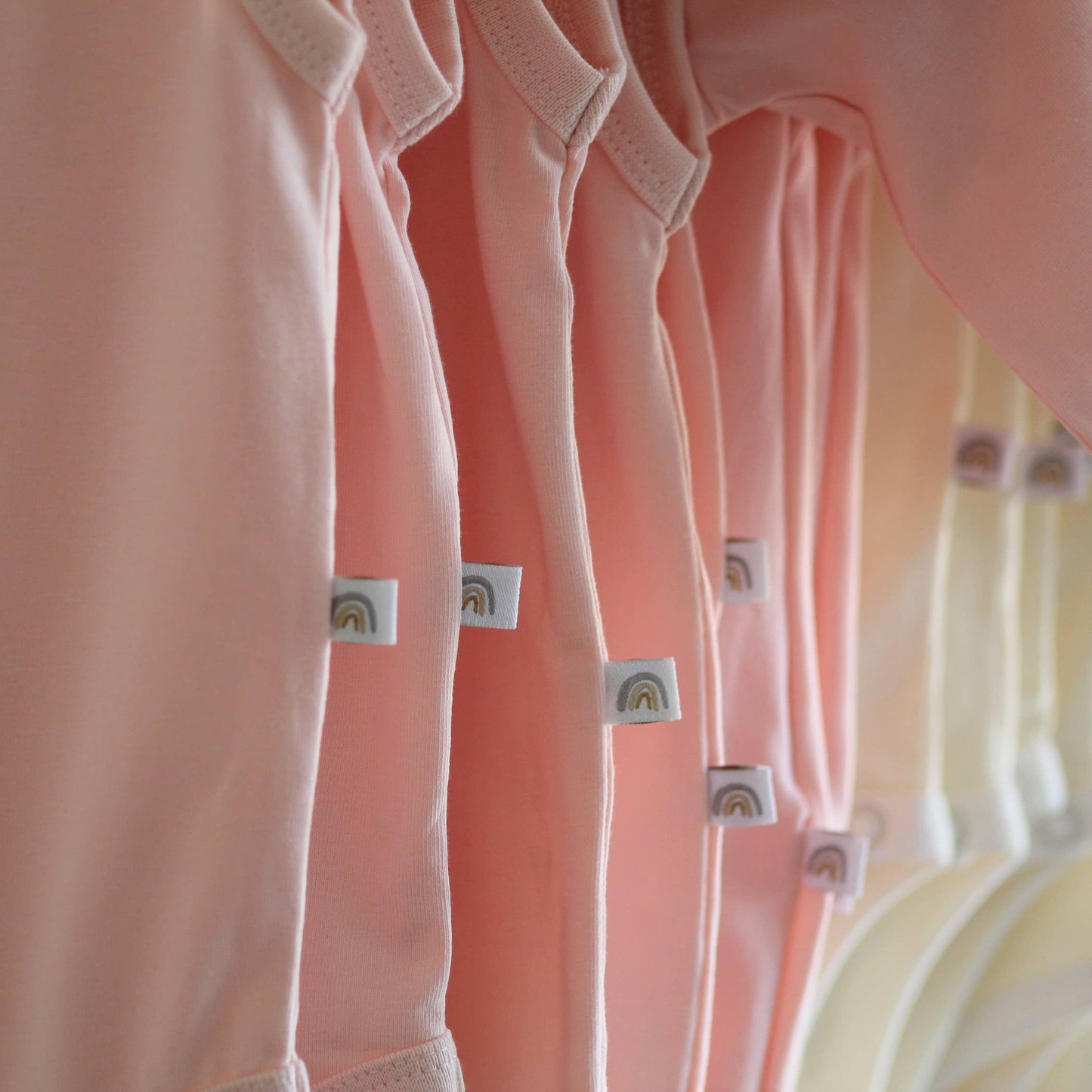 Light Pink Organic Bodysuit | Babymood Norway