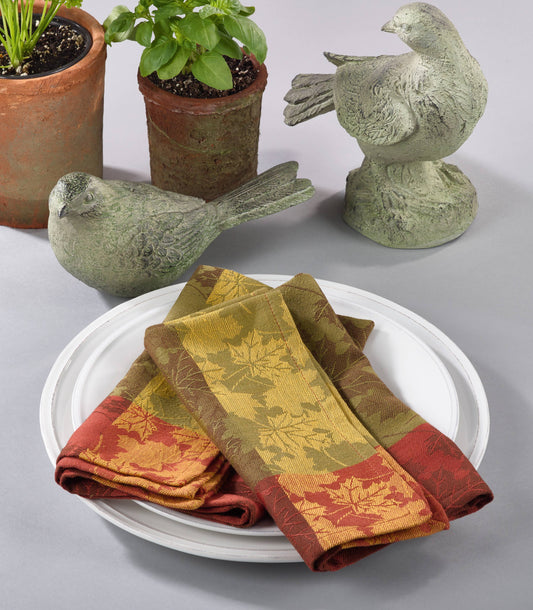 Foliage Cloth Napkin Set/4 | Saro Lifestyle
