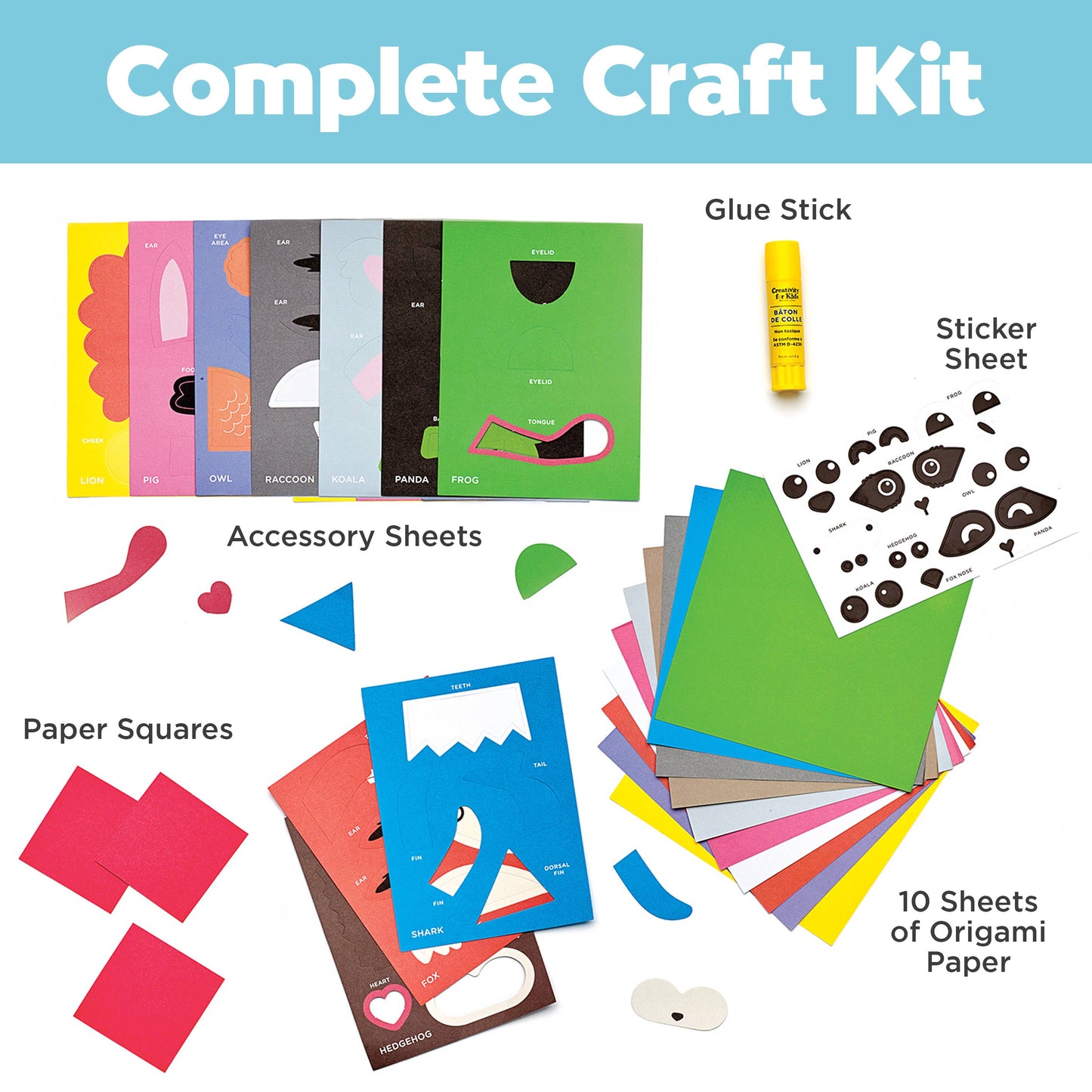 Corner Creature Bookmarks Mini Craft Kit | Faber-Castell