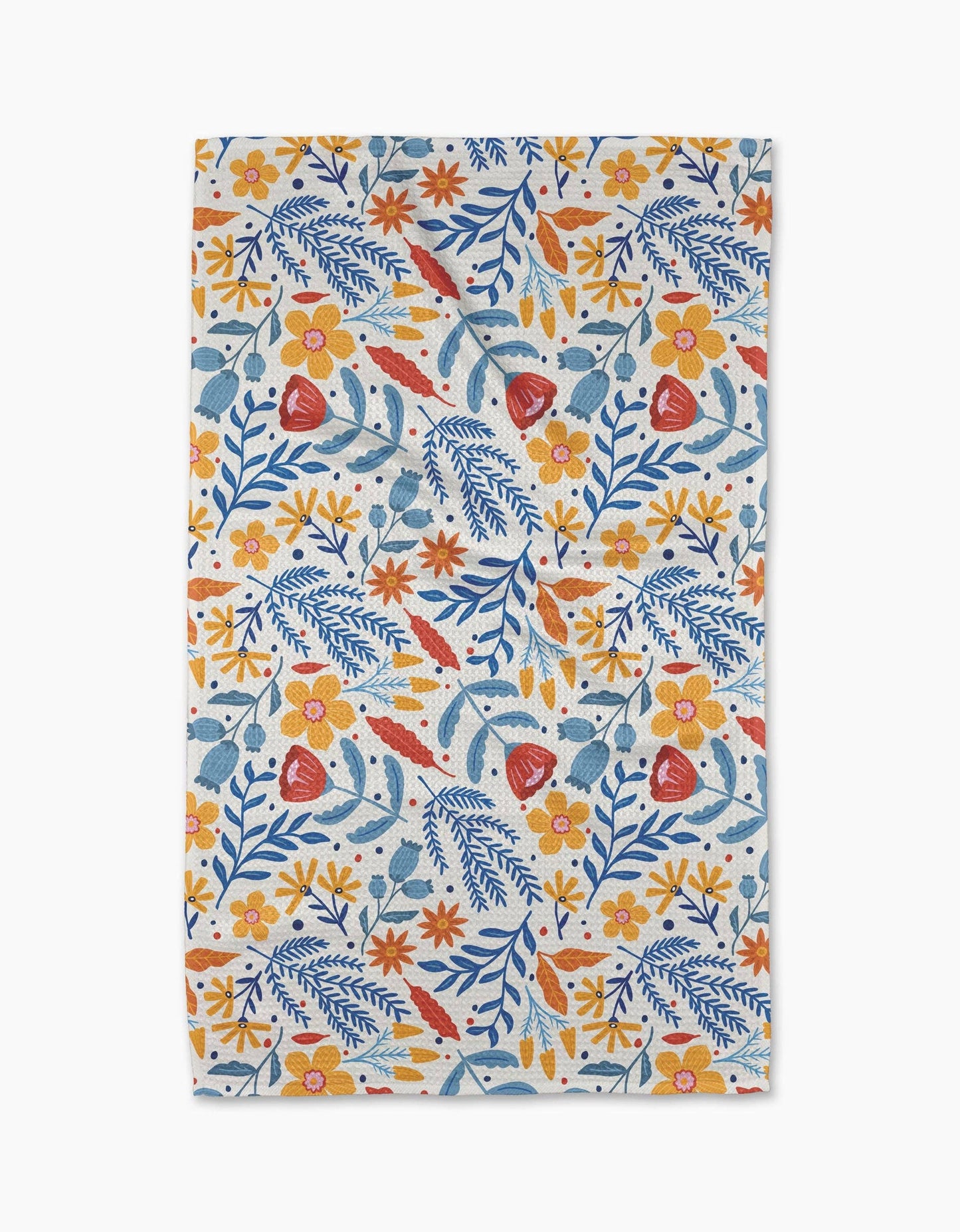 Folk Flora Tea Towel | Geometry