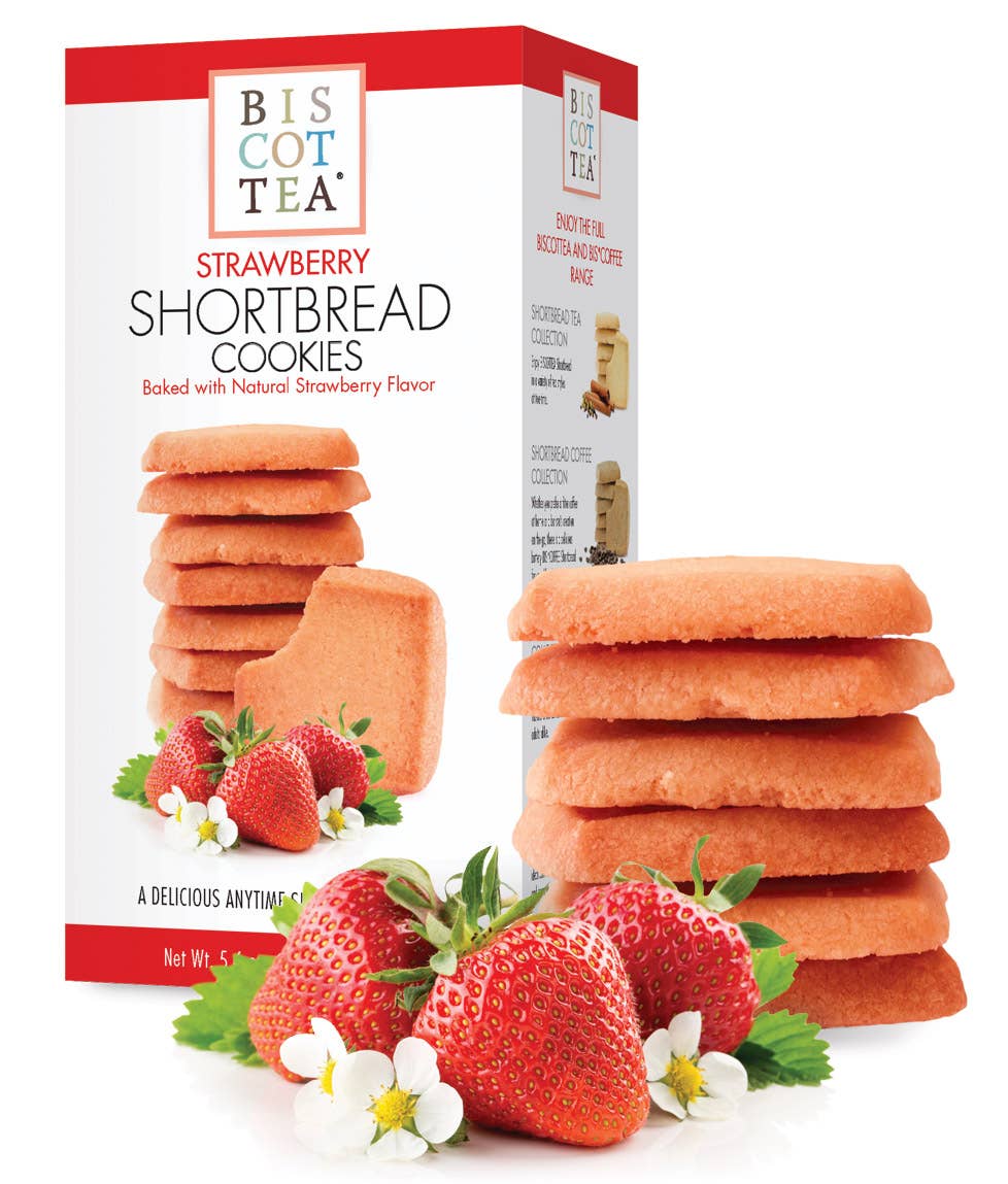 Strawberry Shortbread | Biscottea Baking Co.