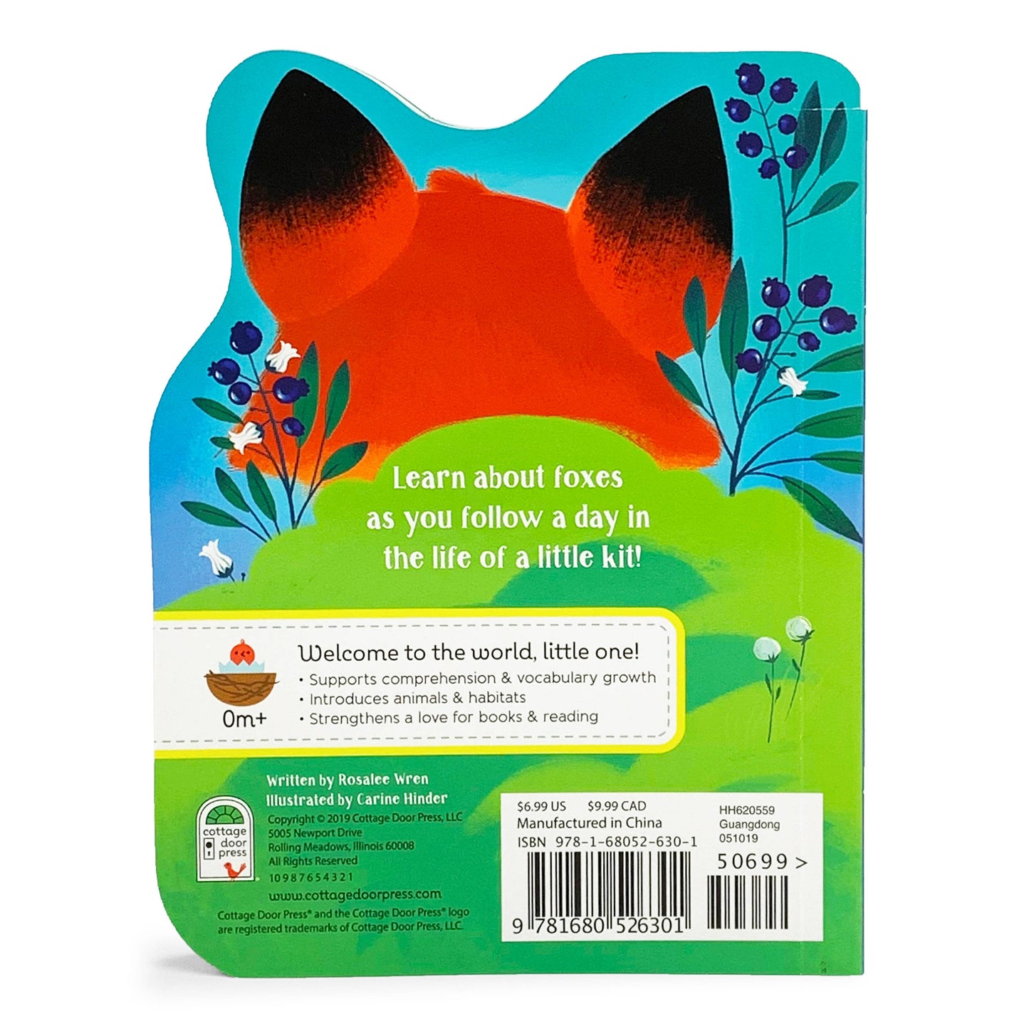 A Little Fox Board Book | Cottage Door Press