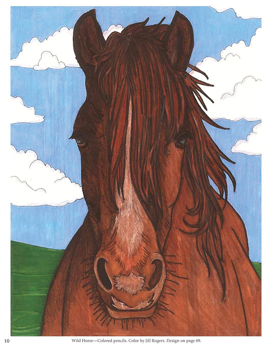 Horses Coloring Book | Veronica Hue