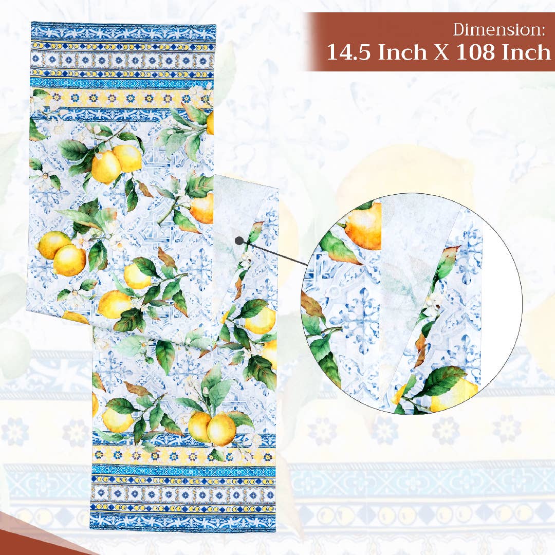 Citrus Table Runner | Maison d'Hermine