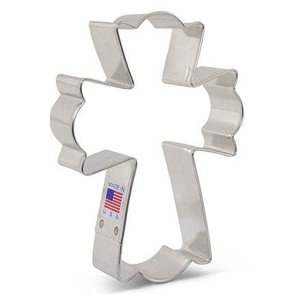 Flour Box Bakery Fancy Cross Cookie Cutter | Ann Clark